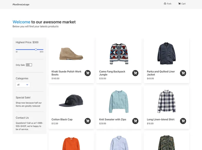 Buefy Shop screenshot