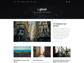 Vuepress Theme Casper screenshot