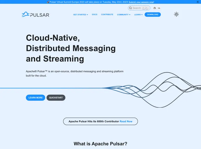 Pulsar Manager screenshot