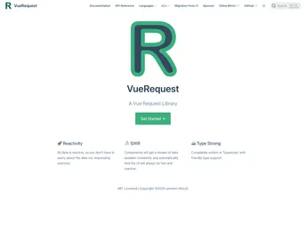 Vue Request screenshot