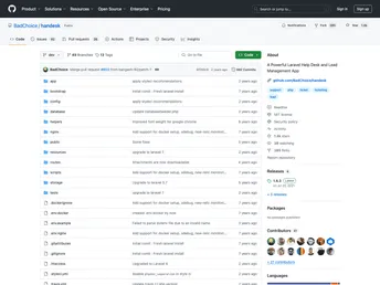 Handesk screenshot