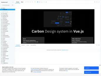 Carbon Components Vue screenshot