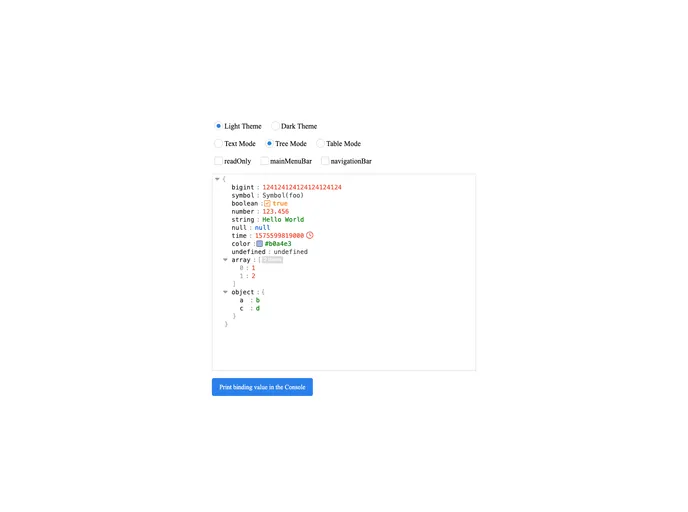 Json Editor Vue screenshot