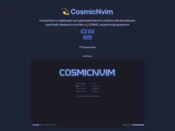 CosmicNvim screenshot