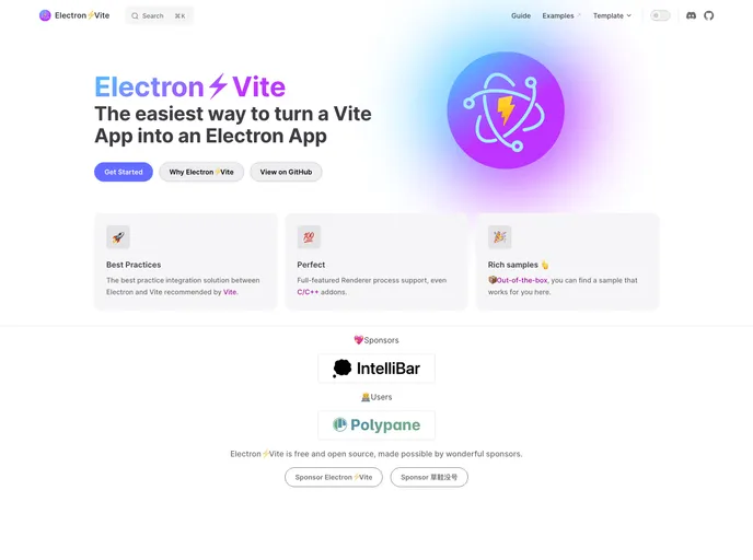 Electron Vite Vue screenshot