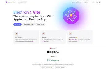 Electron Vite Vue screenshot