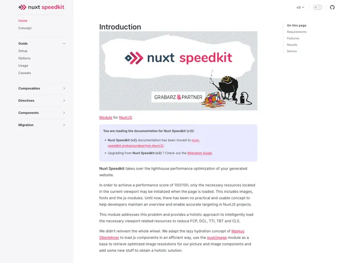 Nuxt Booster screenshot