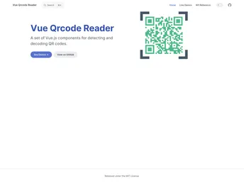 Vue Qrcode Reader screenshot