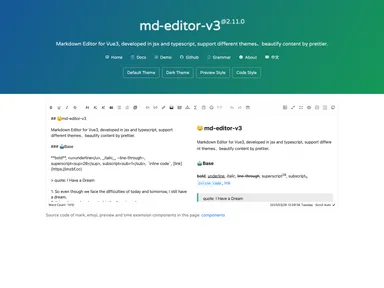 Md Editor V3 screenshot