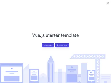 Vue3 Template screenshot