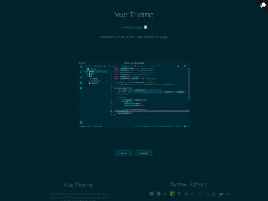 Vue Theme Vscode screenshot