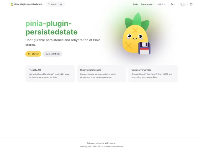 Pinia Plugin Persistedstate screenshot