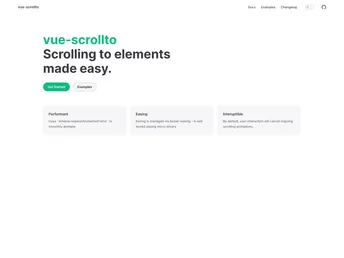 Vue Scrollto screenshot