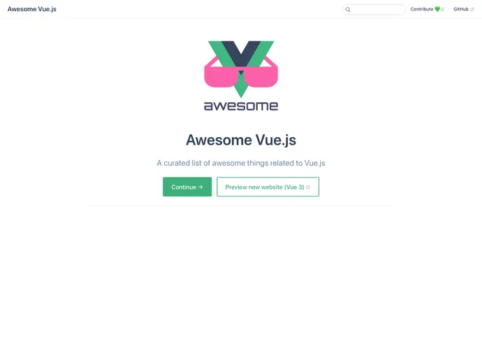 Awesome Vue screenshot