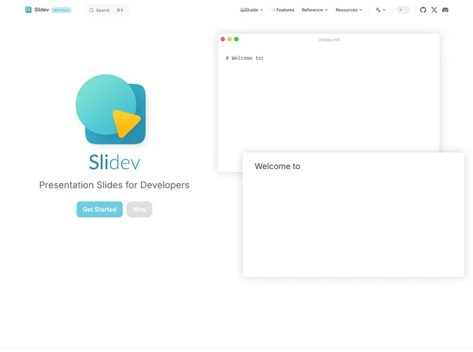 Slidev screenshot