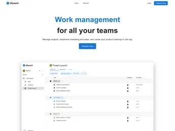 Tillywork screenshot