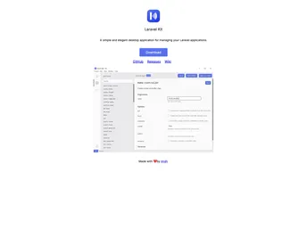 Laravel Kit screenshot