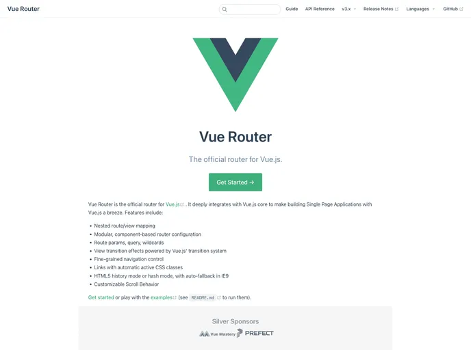 Vue Router screenshot