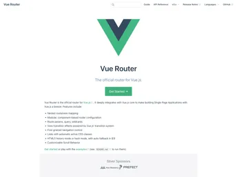 Vue Router screenshot