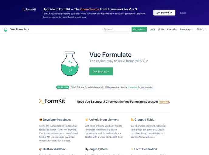 Vue Formulate screenshot