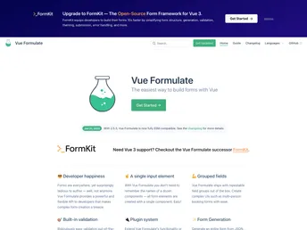 Vue Formulate screenshot