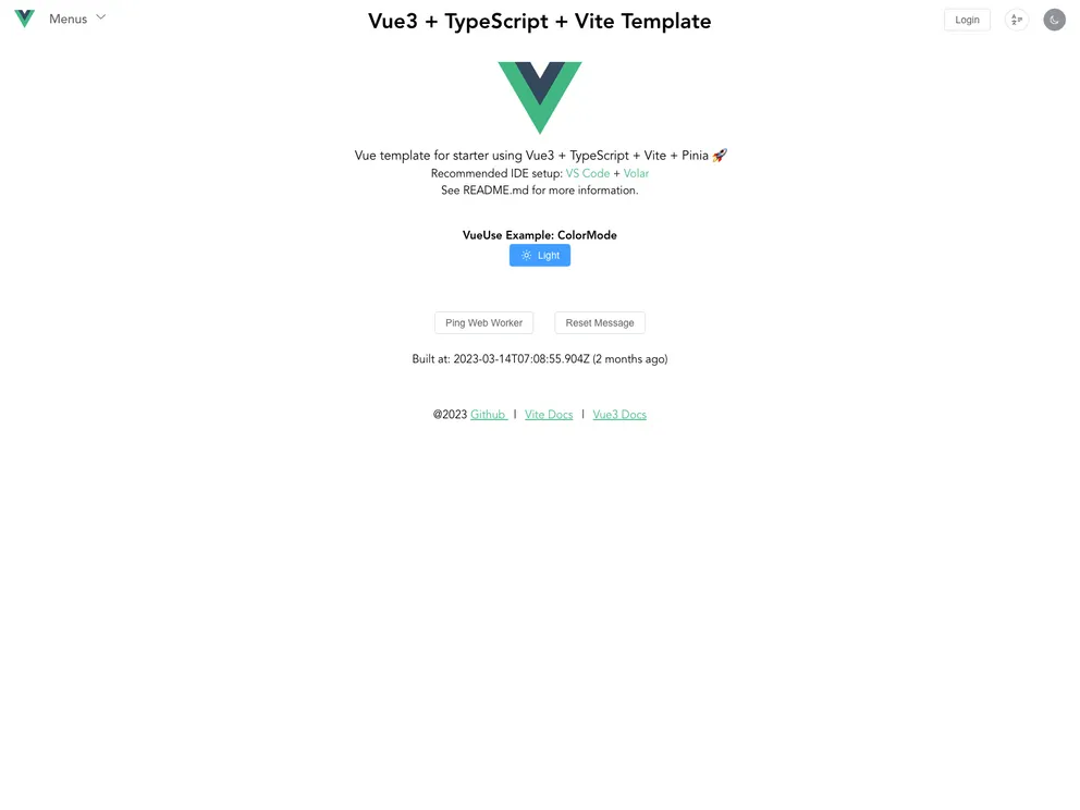 Vue Ts Starter screenshot