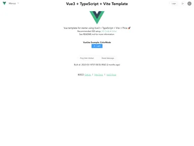 Vue Ts Starter screenshot